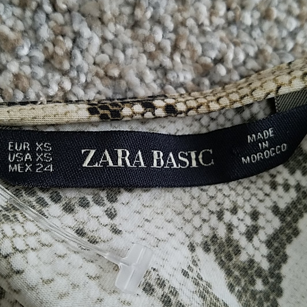 Zara Basic Python Print Jumpsuit Nwot - image 7